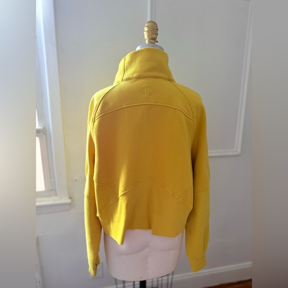 Lululemon Athletica Yellow Fleece Pullover - Picture 4 of 9